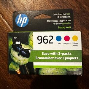 HP 962 3 pack Cyan, Magenta and Yellow Jaune